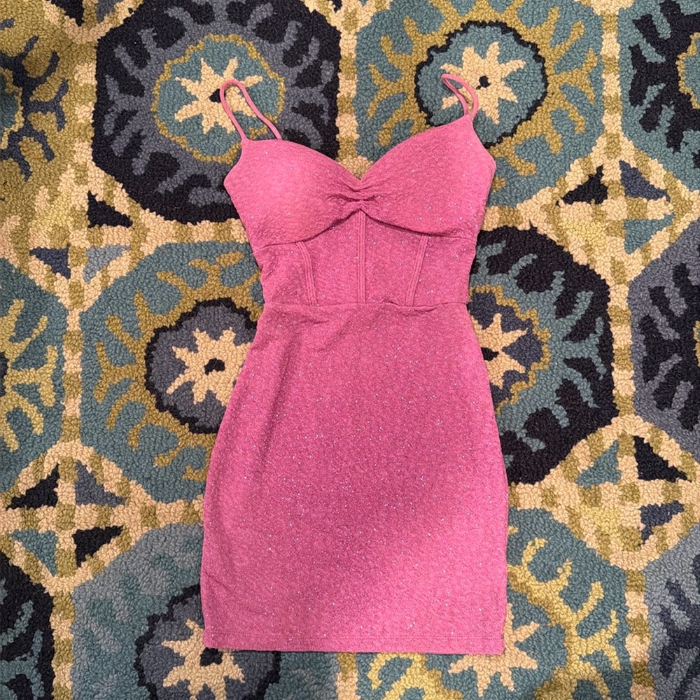 Windsor corset sparkly mini dress